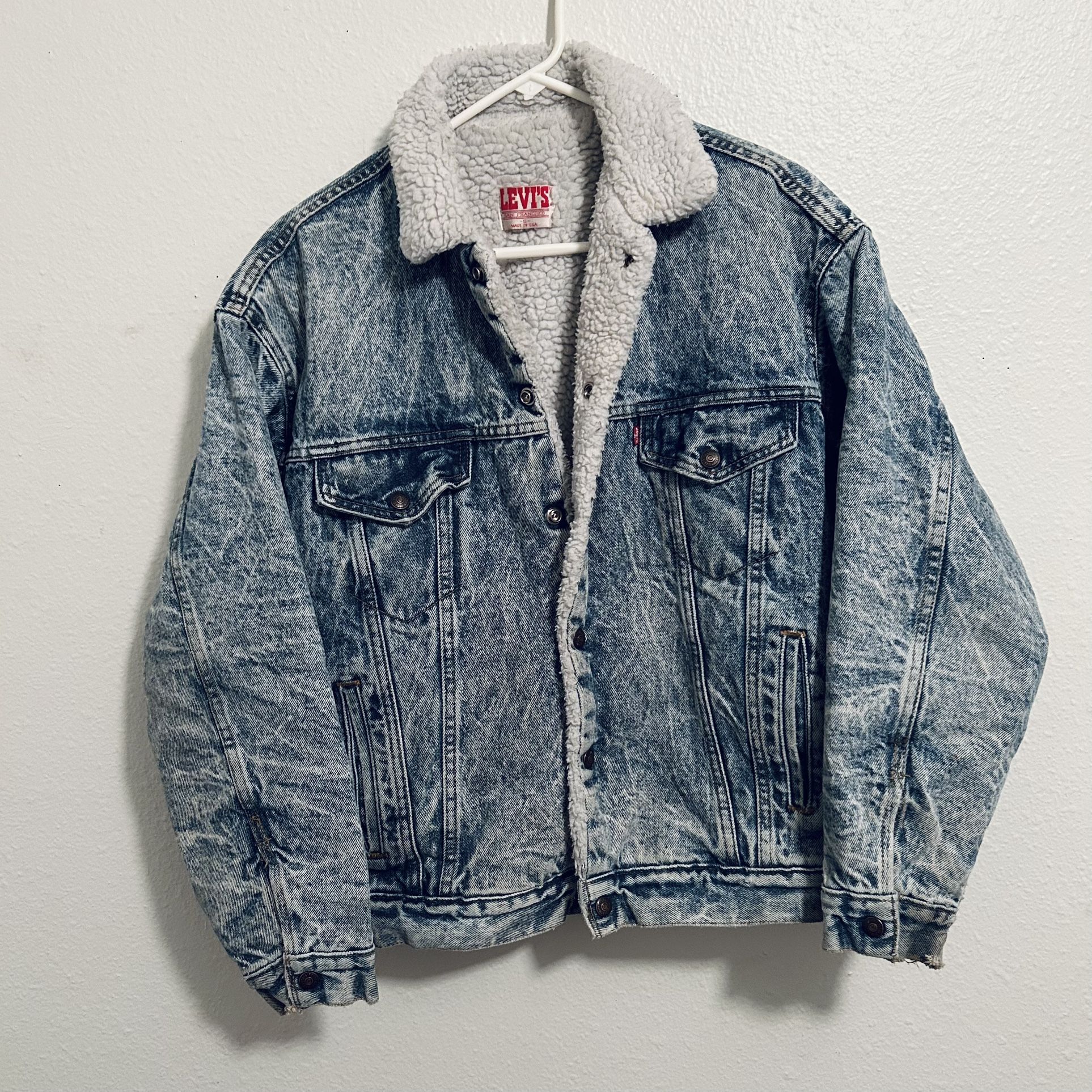 Levi’s Vintage SF Sherpa Lined Denim Jacket Men’s Size Small