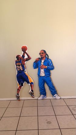 Kobe Bryant & Snoop Dogg Cutout