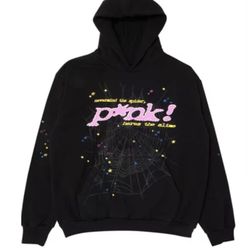 Sp5der Pink Hoodie 