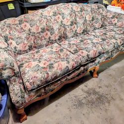 Victorian Sofa/Couch And Loveseat For Sale 