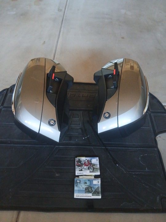 BMW 2014 Hard Cover Right And Left Saddle BagsWith Manuel