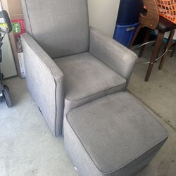 Swivel Sofa With Ottoman 