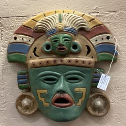 Large Clay Aztec Mask $65 EACH