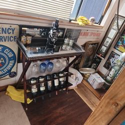 Z Gallerie Lexinton Mirrored Butler Tray With Studs