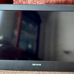 32” Curtis Television With Remote & 3 HDMI Inputs.
