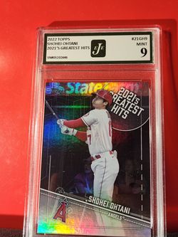 2022 Topps Series 1 Shohei Ohtani 2021's Greatest Hits 21GH-9 UCG  9 MT