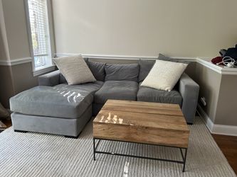 West Elm Industrial Storage Pop-Up Coffee Table