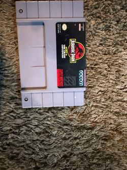 Nintendo SNES Game, Jurassic Park