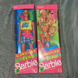 Hawaiian Fun Barbie & Ken 1990
