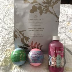 Brand New Luxe Bath Crystals, Bath Fizzy’s & Bubble Bath