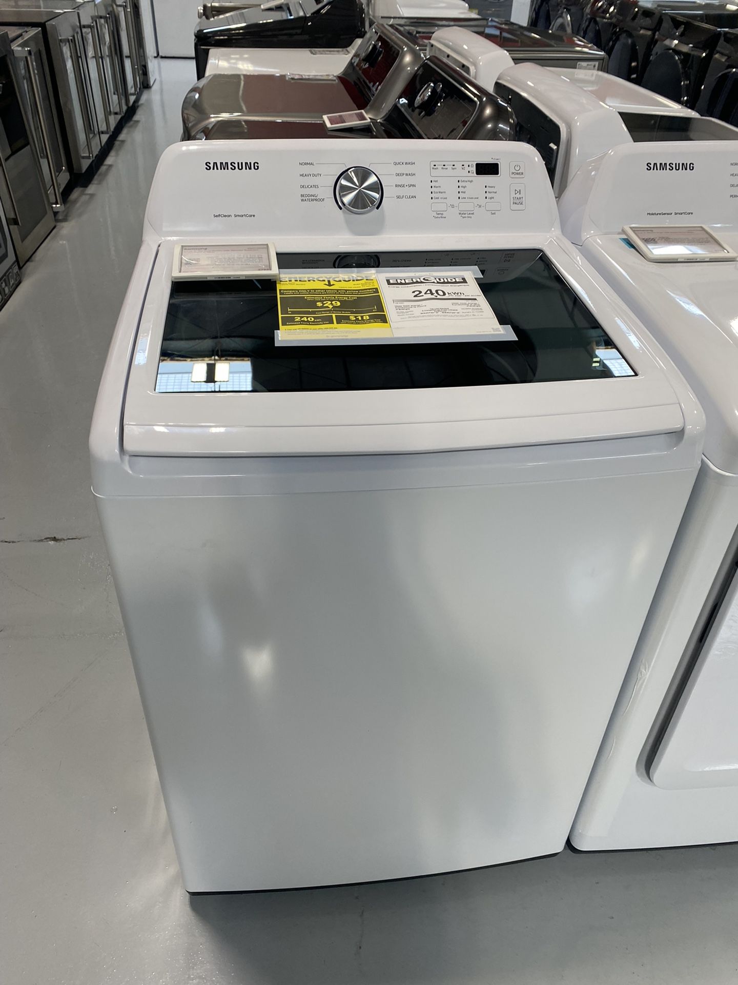 Samsung White 4.5 Cu. Ft. Top Load Washer With Vibration Reduction Technology+