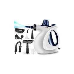 Handheld Pressurized Steam Cleaner with 11-Piece Accessory Set, Multi-Surface Steamer for Cleaning, All Natural Steam Cleaner for Home, Upholstery