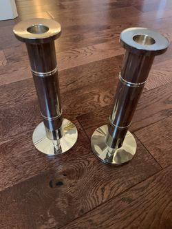 Kate Spade Silver Candlesticks