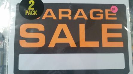 Garage Sale Sign