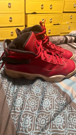 Air Jordan 11 Red High-Top Sneakers
