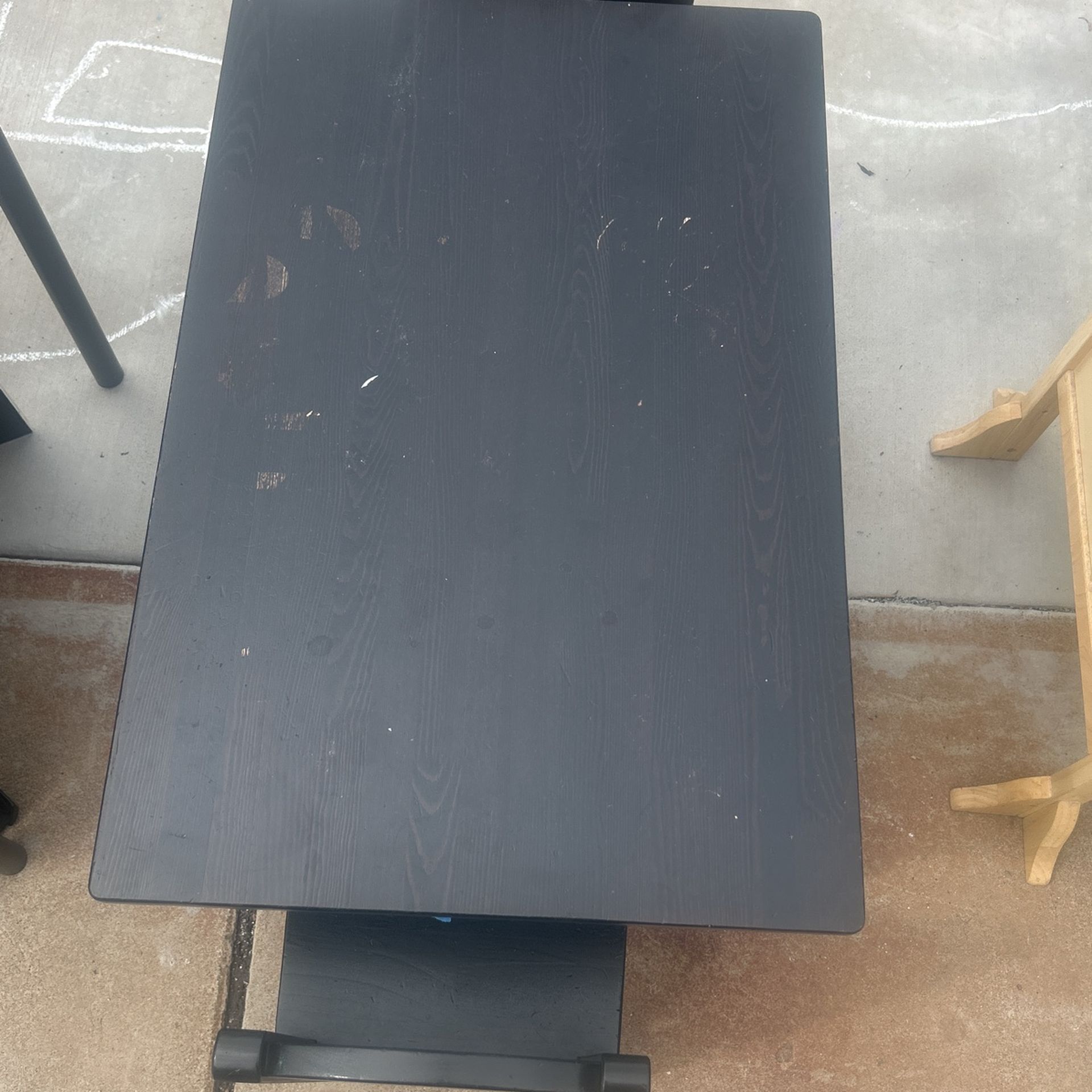 Wooden Kids Table With 2 Chairs