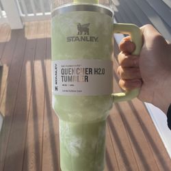 [NEW] Stanley 40 Oz Citron Green Tie She Tumbler 
