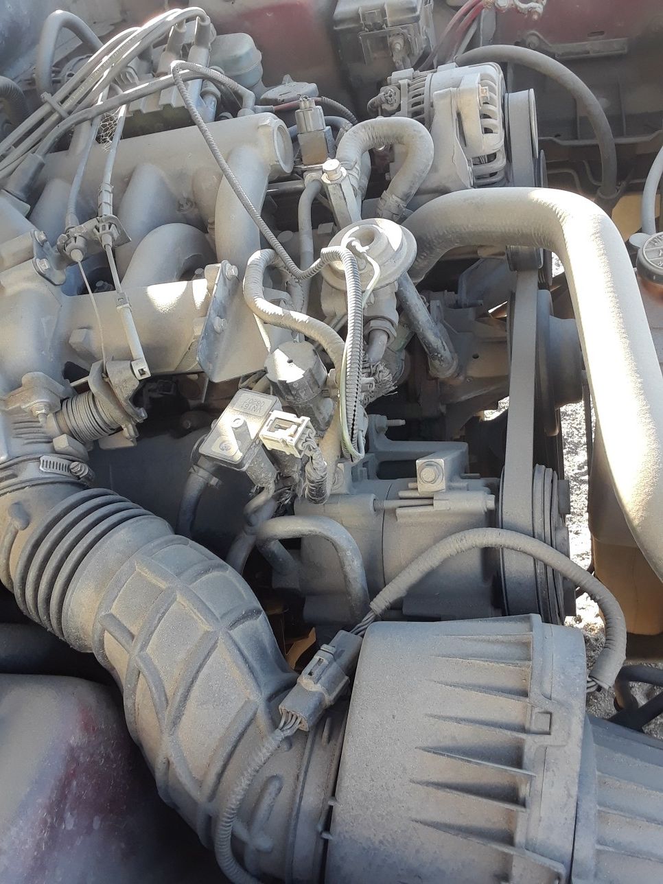 Ford mustang motor and trans parting out