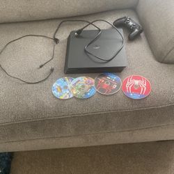 PS4 With Spyro, Spider Man, Miles Morales, And Sonic Racing