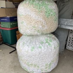 2 Large Bags Mixed Packing Peanuts 