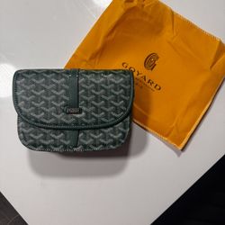 Green Goyard Belvedere Bag 
