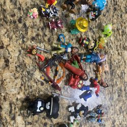 Lot Of Small Figure Toys Sonic 