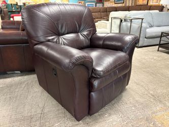 LA-Z-BOY Chocolate Casual Overstuffed Manual Recliner