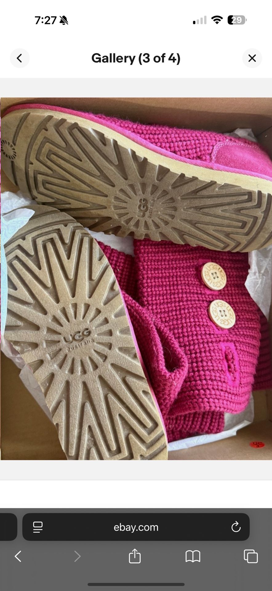 Cable knit Ugg