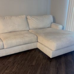 CREAM OFF WHITE SECTIONAL 