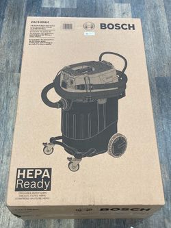 Bosch VAC140AH Portable 14 Gallon Dust Extractor with Auto Filter Clean and HEPA Filter