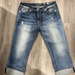 Miss Me Jean Capri 