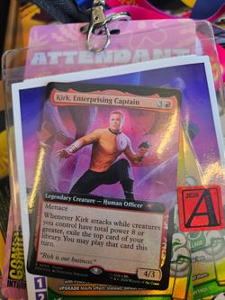 SDCC 2026 Magic the gathering Kirk Enterprising Captain