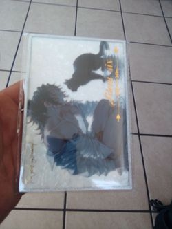 Silent six ten year anniversary card  2 sided / 2 pics