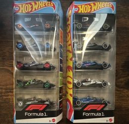 Hot Wheels Formula 1 2024 & 2025 1:64 Diecast 5-Pack Set JBJ78 Unopened Box