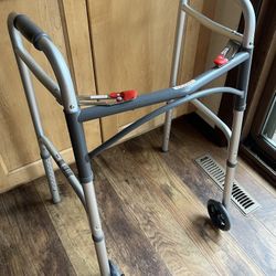 Drive Medical Adj Height Folding Wheeled Walker (NEW)