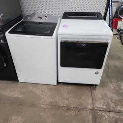 Whirlpool Kenmore Large Capacity Washer And Dryer Set 
