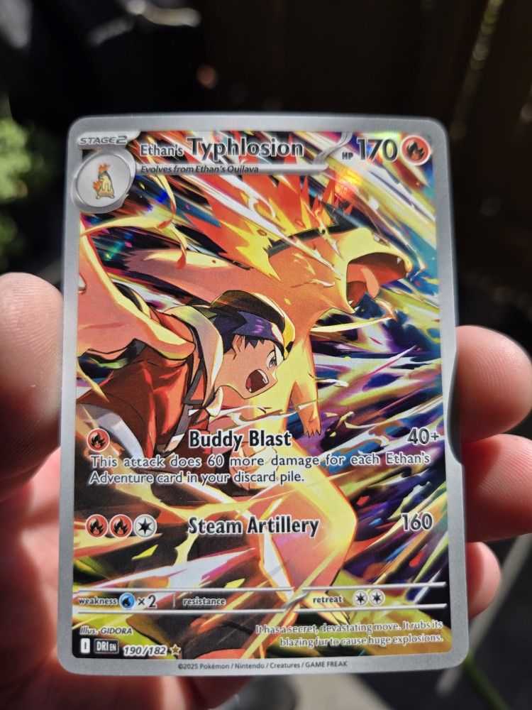 Ethans Typhlosion Pokémon Card