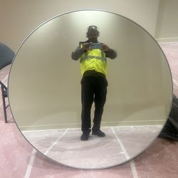 Huge Round Mirror 
