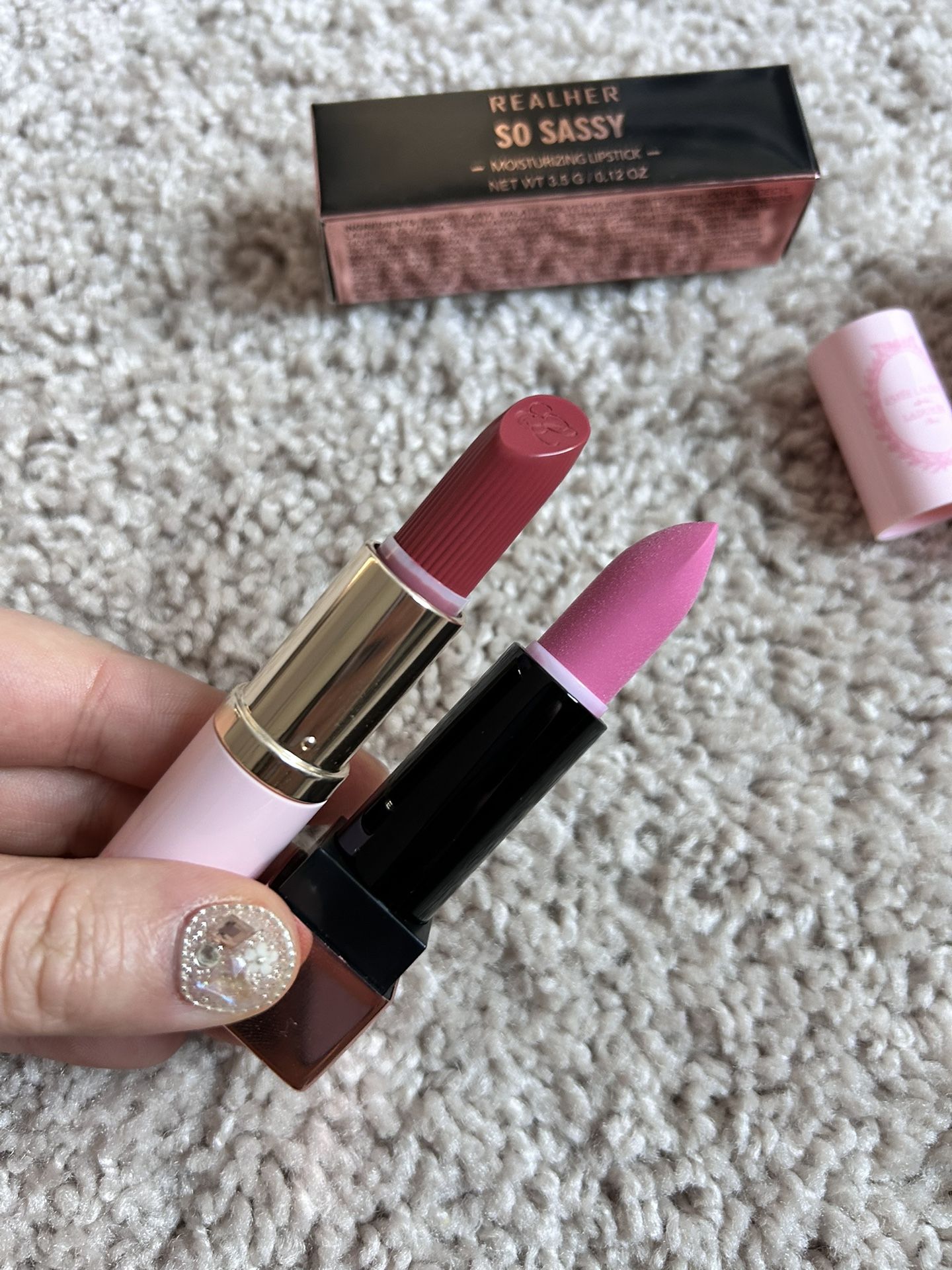 Realher & Estée Lauder lipstick bundle