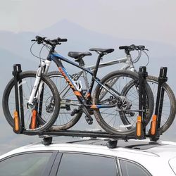 Dual Roof Mount Bicycle Car Rack