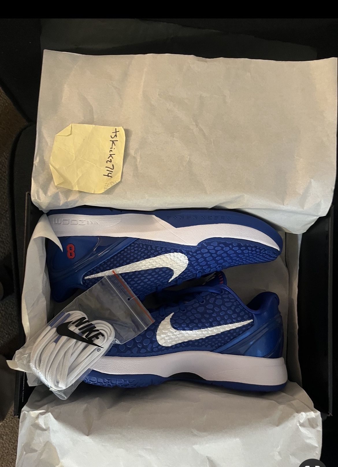 Nike Kobe 6 Protro Dodgers Sz 8.5