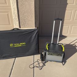 Yeti 3000x Goal Zero Generator With Solar 