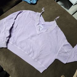 Womens AERIE CROP SWEATER