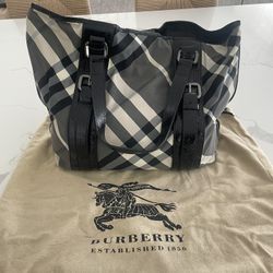 Burberry Plaid Shoulder Bag