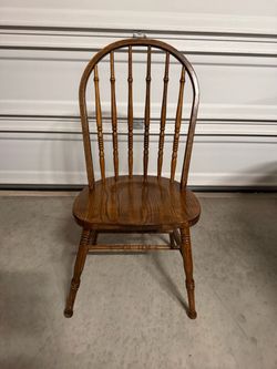 3 Oak Chairs