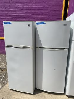 24in. Top and bottom refrigerators working perfectly with 4 months warranty