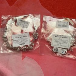 Silver Hair Piece Rhinestone 