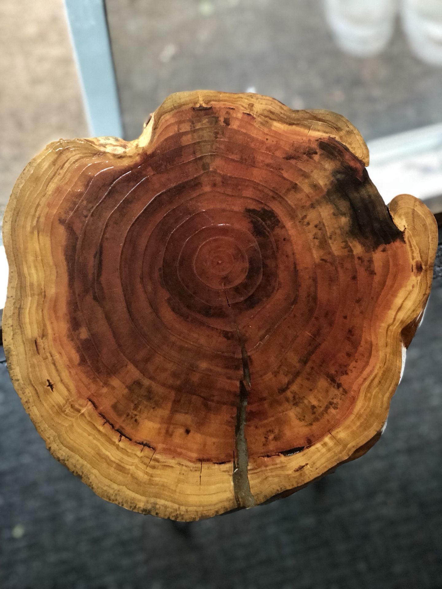 Hand made end table