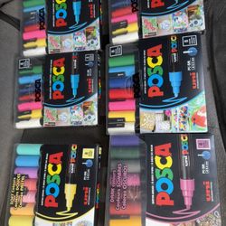 New Posca acrylic paint markers