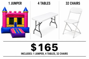 Bounce Jump,  tables and chairs